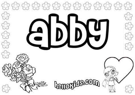 abigail  coloring pages coloring pages