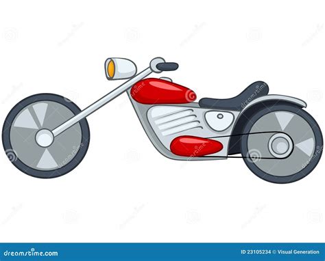 cartoon motorcycle stock images image