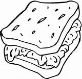 Coloring Bread Pages Sandwich Slice Toast Drawing Food Kids Color Getdrawings Print Getcolorings Popular Tremendous sketch template