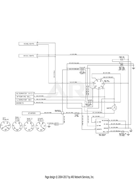 wiring diagram  yardman acacg
