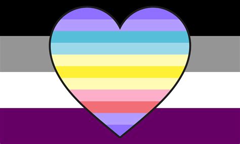 Asexual Quadromantic Combo Flag By Pride Flags On Deviantart
