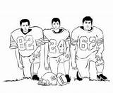 Bowl Super Coloring Pages Football Players Sunday Printable Familyholiday Choose Board Nfl sketch template
