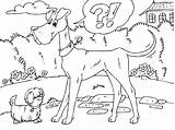 Dog Coloring Small Tall Big Pages Printable Kids Coloringpages4u Edupics sketch template
