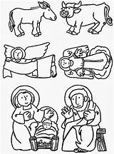 Colorear Pesebre Recortar Nacimiento Armar Belen Navidad Pegar Navideño Pastores Pessebre Nativity Católico Montar Fichas Cristianos sketch template