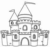 Castelo Colorir sketch template