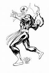 John Iron Fist Byrne Comic Book Drawing Choose Board Marvel sketch template