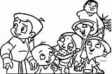 Bheem Chhota Coloring Wecoloringpage Pages sketch template