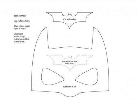 apotelesma eikonas gia batman costume diy template mascara de batman