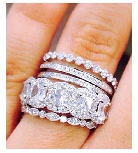I Love These Stackable Wedding Bands So Vintage And Classic Diamond