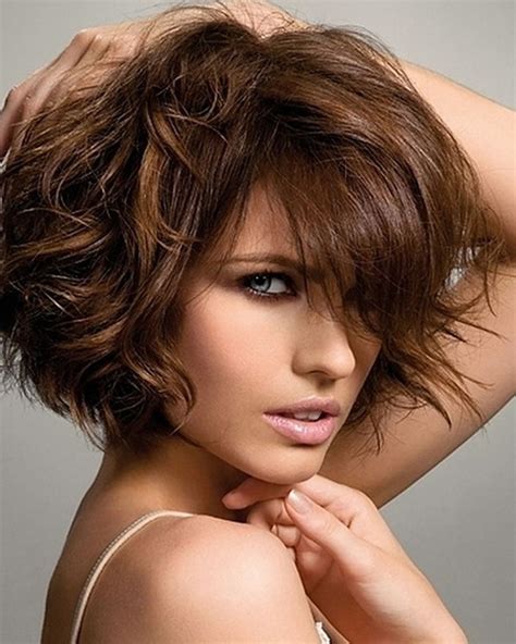 pictures of short messy haircuts wavy haircut