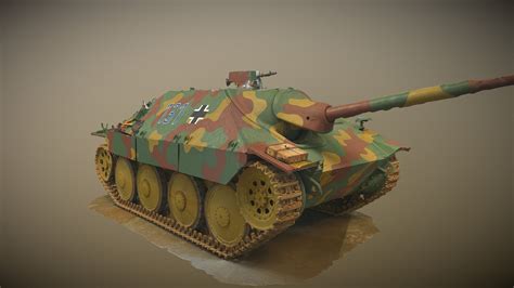 jagdpanzer  hetzer  model  peter bfbf sketchfab