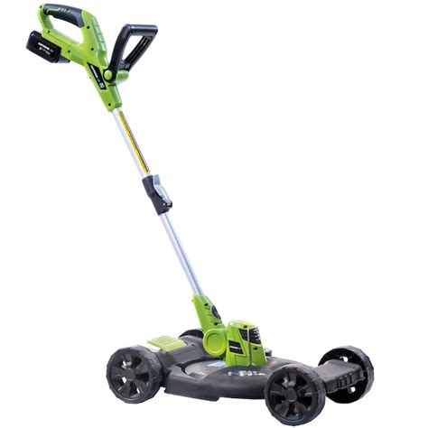 Earthwise 20 Volt 20 Volt 14 In Cordless Push Lawn Mower 4 Ah 1
