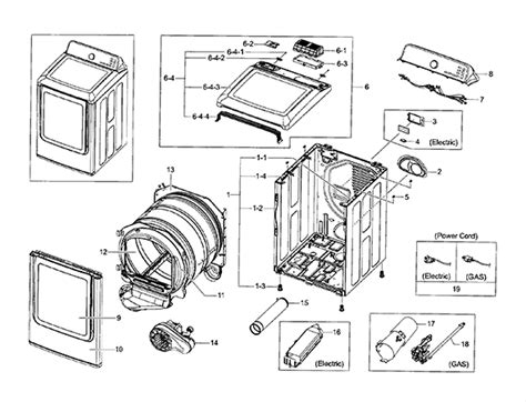 samsung dvhewa  dryer partswarehouse