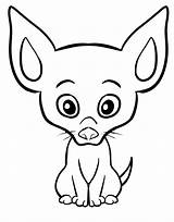 Chihuahua Coloring sketch template