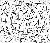 Pumpkin Printables Pumpkins Huzat October Coloritbynumbers sketch template