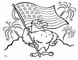 Coloring Patriotic Printable Pages Popular sketch template