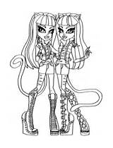 Meowlody Coloring Purrsephone Pages Shake Zombie Monster High Dolls sketch template