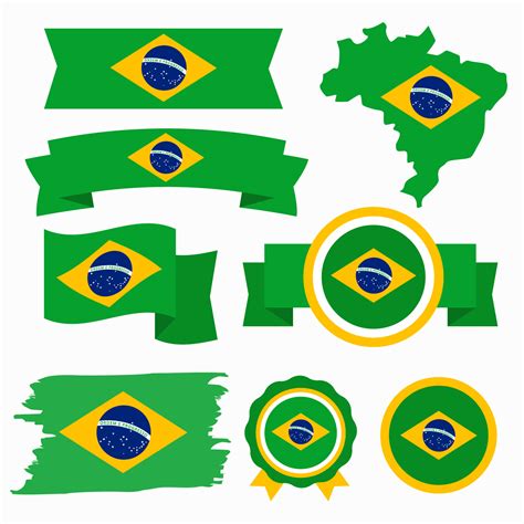 Brazilian Flag Clip Art Vector Download Free Vectors