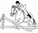 Horse Jumping Coloring Pages Printable Kids Sheet Horses Color Drawing Colouring Choose Board Sheets Drawings sketch template