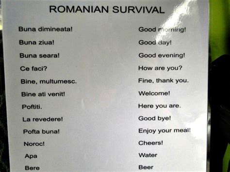 romanian words romanian language learning languages romanian
