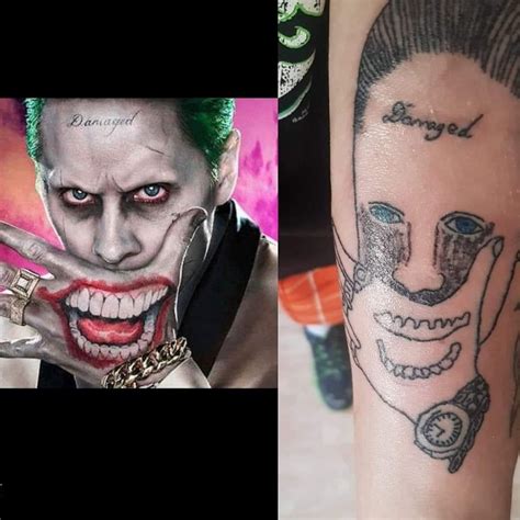 Jared Leto Joker Tattoos Full Set Back Digital Download