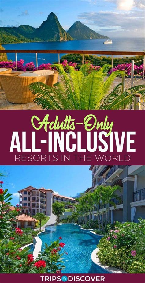 adult only all inclusive resorts for your next stress free