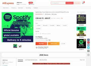 test levne netflix spotify  youtube premium na aliexpress