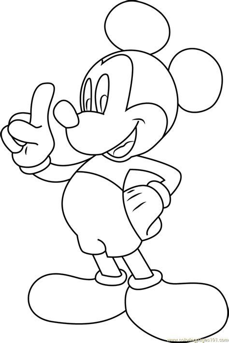 mickey mouse toodles coloring pages