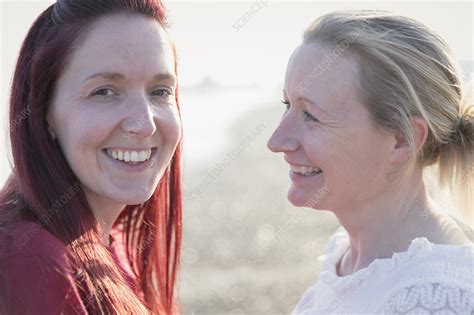 Portrait Lesbian Couple Stock Image F023 0107 Science Photo Library