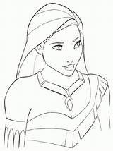 Disney Drawing Pocahontas Coloring Drawings Pages Draw Sketches Princesses Princess Sketch Post Appeared First Paris Easy Disneyland Line Simple Festmények sketch template