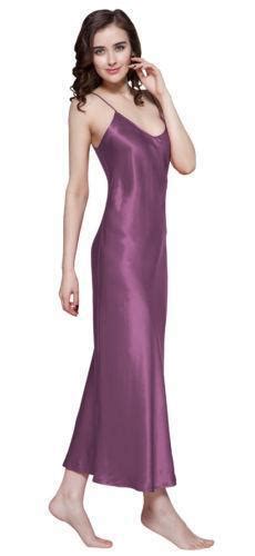 Long Silk Nightgown Sleepwear And Robes Ebay