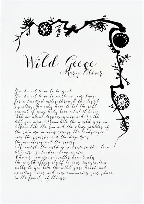 mary oliver mary oliver wild geese poem mary oliver quote etsy