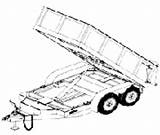 Trailer Dump Plans Build Blueprints Own Trailers Hydraulic Homemade X5 Bed Hubpages Vintage Choose Board sketch template