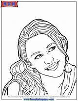 Coloring Pages Teen Tween Montana Girls Hannah Teenagers Teenager Teenage Teens Printable Print Pdf Smile Adults Kids Colouring Template Templates sketch template