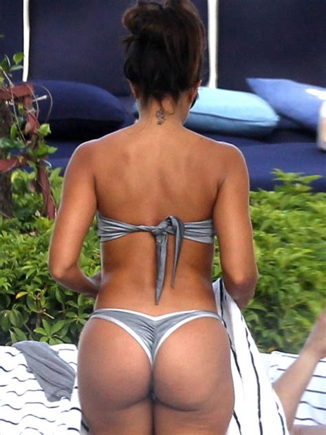 the perfect asses in a thong