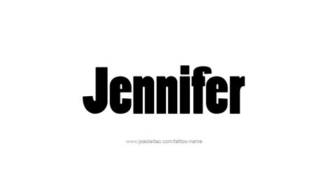 jennifer  tattoo designs