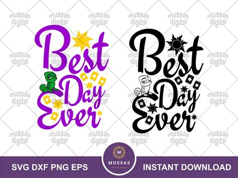 day  rapunzel quote disney inspired cutting files  svg