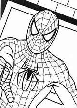 Spiderman Coloring Pages Printable Kids Print Spider Colouring Man Sheets Sheet Printables Book Coloriage sketch template