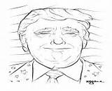 Trump Coloring Donald Printable Pages Fun Book Info sketch template