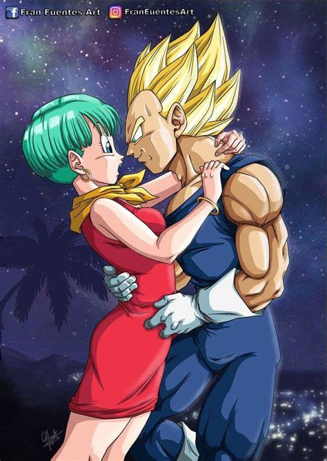 Pin De Ambar En Series Y Películas Vegeta Y Bulma Personajes De