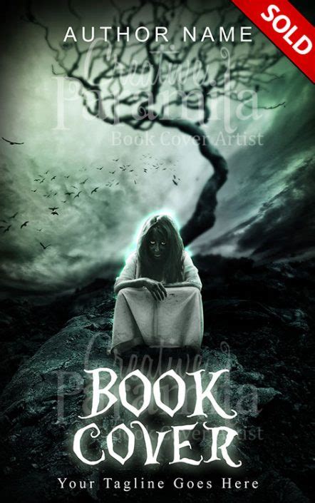 ghost girl premade book cover