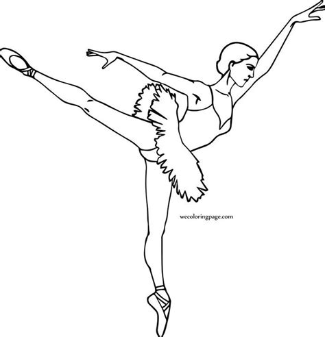ballerina girl coloring page