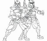 Pages Coloring Clone Wars Commando Getdrawings Star Getcolorings Color sketch template