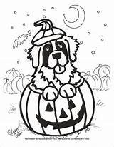 Coloring Saint Bolin Amy Bernard Sheet Puppy Halloween Cart Added Been Item Add Has sketch template