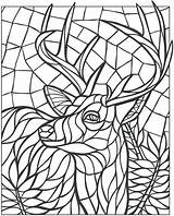 Mosaic Coloring Pages Patterns Printable Getdrawings sketch template