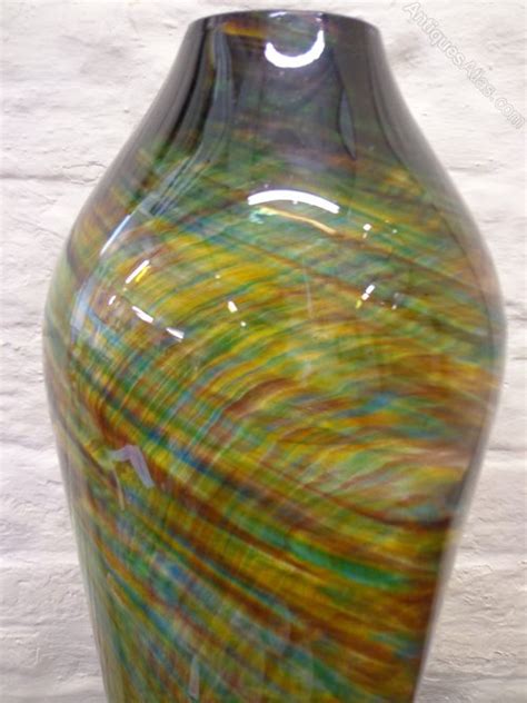 antiques atlas hartley woods glass vase