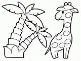 Coloring Pages Jungle Animals Comments sketch template