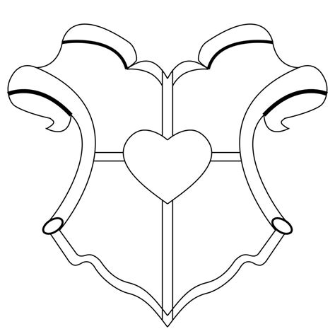blank family crest template clipartsco library media specialist