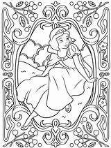 Coloring Adults Disney Pages Snow Kids sketch template
