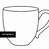 Coffee Coloringpage sketch template